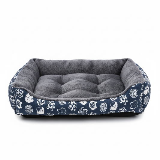 Cama para animais com fundo branco